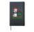 Christmas Dalmatian Santa Cute Xmas Dog Lover Men Women Kids Hardcover Journal, Black