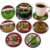 Christmas Diamond Painting Coasters for Kids, 8 Pack 4 Inch Round Christmas