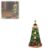 Christmas DIY Lighted Sea Glass Kit – Santa Claus House | 3D Handmade Craft with Built-in Lights & Sea Glass-Style Pieces, Perfect Holiday Gift for Creative Christmas Decor(Christmas Tree)