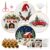 Christmas Embroidery Kit for Beginners,Embroidery Starter Kit for Adults