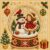 Christmas Embroidery Starter Kit 14CT Cross Stitch 30x30cm (Snowman and Girl)