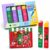 Christmas Glitter Squishy Balls, Slow-Rise Squeeze Toys x 3Set