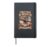 Christmas in Brooklyn Bridge Holiday Lights NYC Souvenir Hardcover Journal, Black
