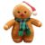 Christmas Pillows Gingerbread Man, 25cm Soft Christmas Plush Toy for Decor