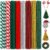 Christmas Pipe Cleaners, 200PCS Pipe Cleaner Crafts, Chenille Stems