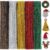 Christmas Pipe Cleaners, 500PCS Glitter Pipe Cleaner Crafts, Chenille Stems