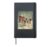 Christmas Pug Dog Hardcover Journal, Black