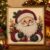 Christmas Santa Bead Embroidery Kit, DIY Diamond Painting Wall Art, Holiday Craft Gift for Adults Kids Beginners