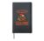 Christmas Squirrel Funny Squeaky Sound Xmas Kids Women Men Hardcover Journal, Black
