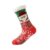 Christmas Thick Slipper Sock for Women, Xmas Fuzzy Non Slip Socks Comfy Fluffy Warm Winter Home Holiday (Red,One Size)