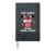 Christmas This Santa Loves Going Down Funny Xmas Humor Men Hardcover Journal, Black
