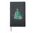 Christmas Tree Books Holiday Reader World Book Day Hardcover Journal, Black