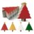 Christmas Tree Paper Cutouts 108pcs
