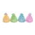 Christmas Tree Shaped Glitter Squishy Decompression Toy, Soft Squeeze Stress Relief Sensory Toy, Random Color, Desktop Decor for Holiday Daily Use