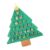 Christmas Wall Storage Tree Shaped Oxford Cloth Pocket Bag with 24 Numbered Slots for Holiday Home Decor and S