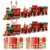 Christmas Wooden Train Set, 3D DIY Puzzle Kit, Vintage Tabletop Decor (2sets)