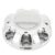 Chrome Wheel Center Cap for Super Duty 18 to 20 Inch HC3Z 1130 E