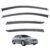 Chrome Window Visors for Bestune B70 MK1 2006-2013