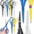 Chumia 12 Pcs 8.4 Inch Teacher Scissors Bulk Stainless Steel Heavy Duty Scissors Printing Pencil Crayon Composition Lined Book Element Teacher Gifts for Back to School Office Elementary Supplies