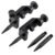 Chumia 2-Piece Adjustable Trammel Head Set, Fits Beam Width 3/8 Inch to 1-1/4 Inch, Beam Compass Tool with Pencil Holders Hardened Steel Points Precision Marking Tool for Woodworking and DIY Project
