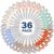 Chumia 36 Pack Scissors Bulk with OPP Bag and Scissor Tip Cover, Sewing Craft Scissors 8” Multipurpose Heavy Duty Sharp Scissor Stainless Steel Shear for Office Home Right/Left Handle (Morandi)