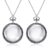 Chunful 2 Pcs 10X Magnifying Glass Necklace for Women Reading Magnifying Glasses Pendant Necklace with Chain for Library, Reading, Zooming and Jewelry (Silver)