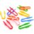Chunful 36 Pcs Plastic Tweezers for Kid Fine Motor Toys Easy Grip Toddler Tweezers Jumbo for Craft DIY Jewelry Making Beading Family School (Green, Pink, Red, Blue, Yellow, Orange)