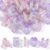 Chunky Alphabet Beads 50PCS, Acrylic, Purple, for Bracelet DIYs