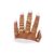 Chunky Gold Stackable Rings Set for Women, Gold Plated Crystal Finger Rings