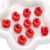 Chunky Large Letter Beads for Paracord Beads Acrylic Colorful Bubble Big Alphabet Bead Large Hole Chunky Letter Bead for Keychains Bag Charm Kit Aperture（5mm） (10, Red, G)
