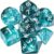 CiaraQ 7pcs Polyhedral Dice Set for Dungeon and Dragons MTG Table Games