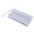 ciciglow Mini Keyboard Piano Toy with Colorful Lights for Toddlers, Portable Pocket Travel Piano Keyboard Musical Instrument Toy, Birthday Kids Blue