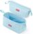 CICIMELON Pencil Case Large Capacity Pencil Pouch Pen Bag for School Teen Girl Boy Men Women (Blue)