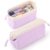 CICIMELON Wide-Open Pencil Case Big Capacity Pencil Pouch Portable Pen Bag School Supplies for Students Boys Girls, Purple