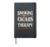 Cigar Smoking Vintage Smoking Cigars Because Therapy Is Hardcover Journal, Black