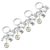 Ciieeo 4pcs Chef Keychain with Kitchen Utensil Pendants, Stainless Steel
