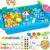 Cinrobiye 155 Pcs Summer Beach Sensory Bin Fillers Set with Storage Box, Hawaii Tropical Accessories, Beach Decor Summer Theme Materials for Picnic Sensory Bins, Outdoor Events, Home Projects