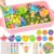Cinrobiye 197 Pcs Butterfly Sensory Bin Fillers Set with Storage Box, Floral Garden Fairy Theme Decorations, Nature Inspired Materials for Picnic Sensory Bins, Spring Summer Home Activities