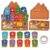 Cinrobiye 24 Set Ten Commandments Craft Kit, Pocket Bible Craft for VBS, DIY Bible Craft Kits for Sunday School Activities, Church Classroom Religious Craft Projects No Scissors Required