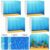 Cinrobiye 4 Set Ocean Diorama Box Craft Kit, Under the Sea Project Supplies with Cardboard Display Cases, Water Stickers and Double-Sided Tape for DIY Crafts, Classroom Activities, Summer Party Decor
