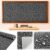 Cinrobiye Composition Notebook Bulletin Board Roll, 15.7 in x 20 Ft Reusable Fabric Classroom Decor Background, Back to School Bulletin Board Backdrop for Teachers, Classroom Walls, Door Decorations