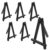 Cionyce 6 Pcs Mini Wood Display Easel, Black