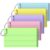 Ciphyfee Index Cards 3×5 Inch With Ring, 250 Count, Ruled Colored Index Card, 180GSM Flash Cards College Ruled for Students, Teachers, Study Note Card for Office, Home, School, Office