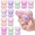 Civaner 12 Pieces Bear Squeeze Toys for Kids Anxiety Relief Bear Favors for Boys Girls 6 Colors TPR Squeeze Toys Stocking Stuffers Classroom Prize Fillers for Boys Girls