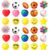 Civaner 30 Pcs 2 Inch Smile Sport Balls Pack,Prizes for Teens