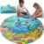 Civaner 70 Pieces Floor Puzzles Round Large Puzzles for Kids Ages 3-5 5-8 Jumbo Jigsaw Puzzle Educational Gifts for Toddlers Girls Boys Baby Shower Holiday Birthday(Ocean)