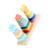 CIYODO 1Set Rainbow Animal Stacking Tower for Shape Sorter Stacker for Boy Girl Nesting Rings Educational Play Boosts Fine Motor Skills Memory Development