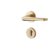 CJGCZHGXU Door Handle Indoor Bedroom Magnetic Silent Simple Room Lock Matte Brushed Split(Model B Silent)