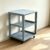 CJWKXQOL Audio Rack Metal Adjustable Shelves with Wheels, Ventilated Full Mobile Storage Cart, for Recording Studio Gaming Room Home Theater Amplifier AV Equipment