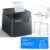 CLABEL 221D Desktop Label Printer with 3 Rolls of 50x30mm Cold-Resistant Labels, 2In Bluetooth Label Maker for Frozen Food, Bakery, Freezer Storage